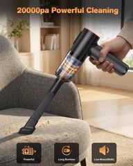OLGEO Mini Handheld Vacuum Cleaner, Cordless Car & Air Blower, Black