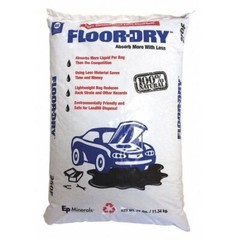 Ep Minerals 9825 Loose Absorbent, Absorbs 11.4 Gal. Universal, ,Off White