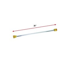 80165 Universal Scrubber 15″ Steel Pressure Washer Surface Cleaner for Cold W…