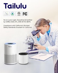 Air Purifiers for Bedroom Home Pets 1200 Ft², Tailulu H13 True HEPA Air Fil