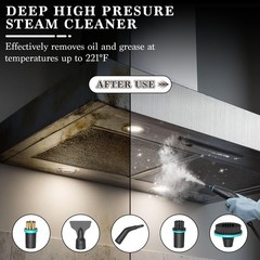 Steam Cleaner,15s Heat-Up 42.27oz Tank,2500w Handheld Steam Cleaner for Home …