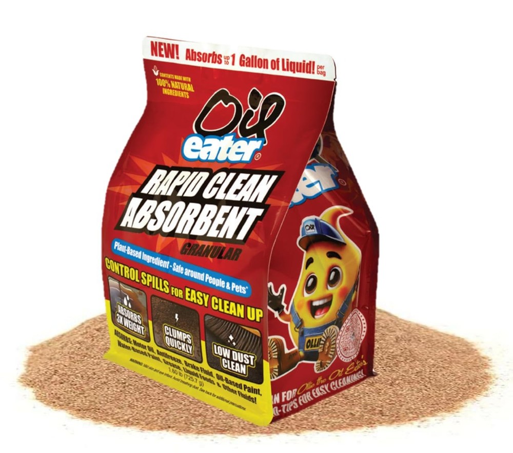 Rapid Clean Absorbent for Oil Spills, Automotive Spills, Paint Spills, Food S…