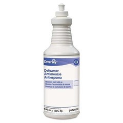 Diversey Defoamer/Carpet Cleaner, Cream, Bland Scent, 32 oz Squeeze Bottle