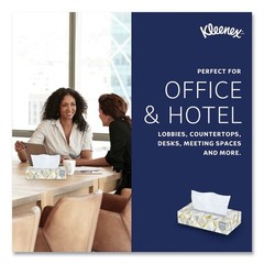 Kleenex 03076 2-Ply Facial Tissue for Business – White (12 Boxes/Carton) New
