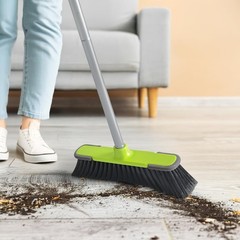 Treelen 4 Pk Soft Bristle Push Brooms For Sweeping Indoor/Outdoor Heavy Duty