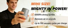 Travel Vacuum Pump for Vacuum Storage Bags, Mini USB Rechargeable Portable
