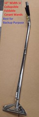 12″ Wand 1 Jet Collapsible Foldable Carpet Wand – Best Backup Wands – Powrflite