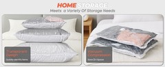 18 Pack Vacuum Storage Bags Set with Rechargeable Wireless Pump