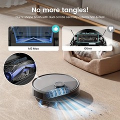 LEFANT M3 MAX Vacuum Cleaner with Automatic Dust Collection & Lidar
