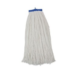 Boardwalk 724RCT 24 oz Cut-End Lie-Flat Rayon Wet Mop Head – White (12/Ct) New