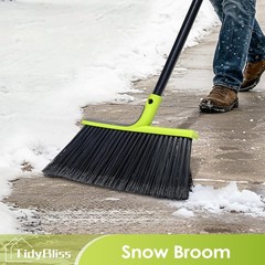 Outdoor Broom Heavy Duty, 56 inches Tall Commercial Soft Bristle Angle Brush …