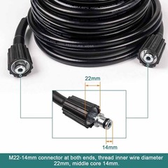 M22-14mm electric cleaning machine anti twist car wash extension cable