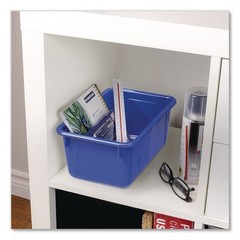 Storex 62414U05C 7.8 x 12.2 x 5.1 Cubby Bins – Assorted Colors (5/Carton) New