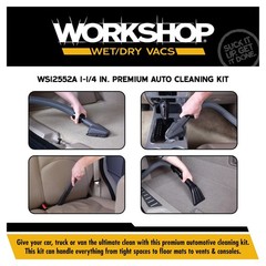 WORKSHOP Wet/Dry Vacs Shop Vacuum Accessories WS12552A Premium Auto Cleaning …