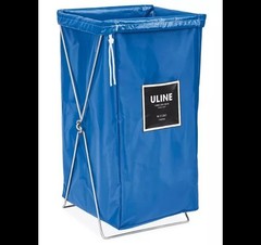H-11361BLU ULINE Blue Collapsible Laundry Hamper 16″ L X 15″ W X 30″H