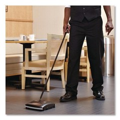 Rubbermaid Commercial 421288BLA 44 in. Floor and Carpet Sweeper – BK/GY New