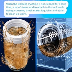 KOPOGTY Washing Machine Cleaning Brush, Brush White