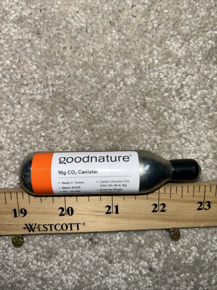 Goodnature CO2RT-01 Steel Replacement CO2 Canister 16 g. for Mice and Rats