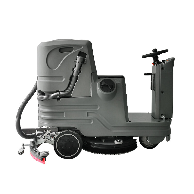 500X Automatic Battery-Powered Ride-On Floor Scrubber Machine,23.6 Brush