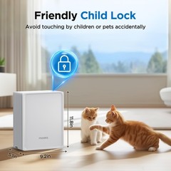 Air Purifiers for Home Large Room Up to 1300 Ft², MOOKA HEPA Air Purifier f
