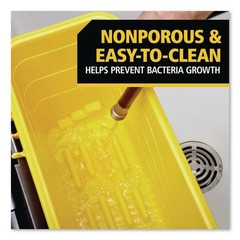 Rubbermaid Commercial HYGEN Q95088YW 6.8 gal. Charging Bucket – Yellow New