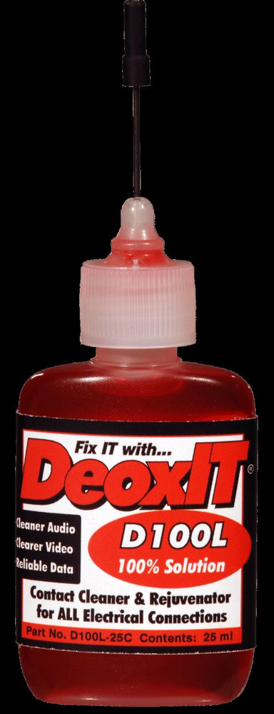 CAIG DeOxIT Liquid D100L-25C 100% solution with needle applicator