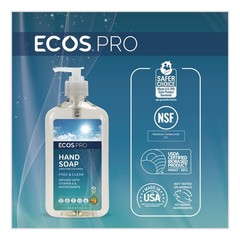ECOS PRO PL96636EA 17 oz. Liquid Hand Soap – Free and Clear Scent New