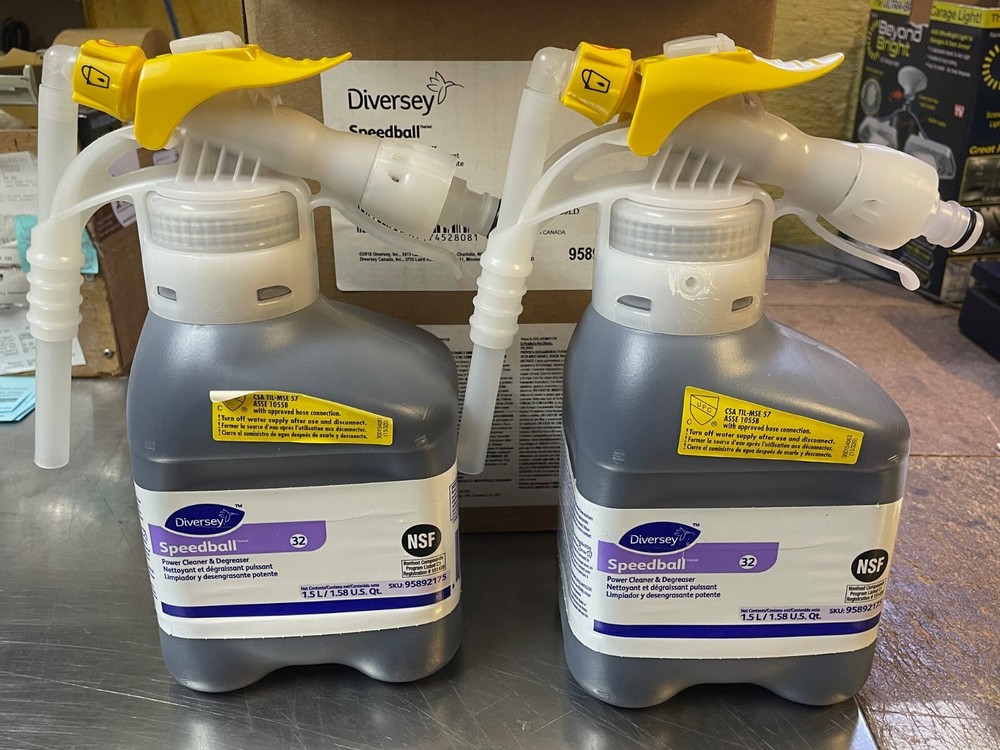 (2×1.5L) Diversey Speedball 95892175 Heavy Duty Cleaner Degreaser Concentrate