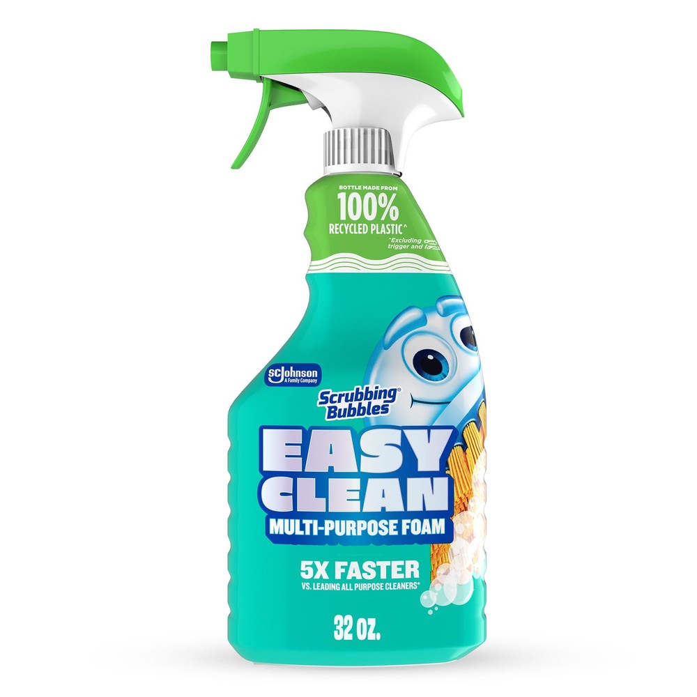 Scrubbing Bubbles Easy Clean Foaming Bleach-Free 32 Fl Oz (Pack of 1), White