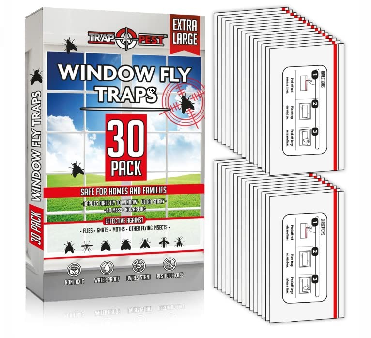 Window Fly Traps Indoor Clear (30 Pack) – for 30 Pack