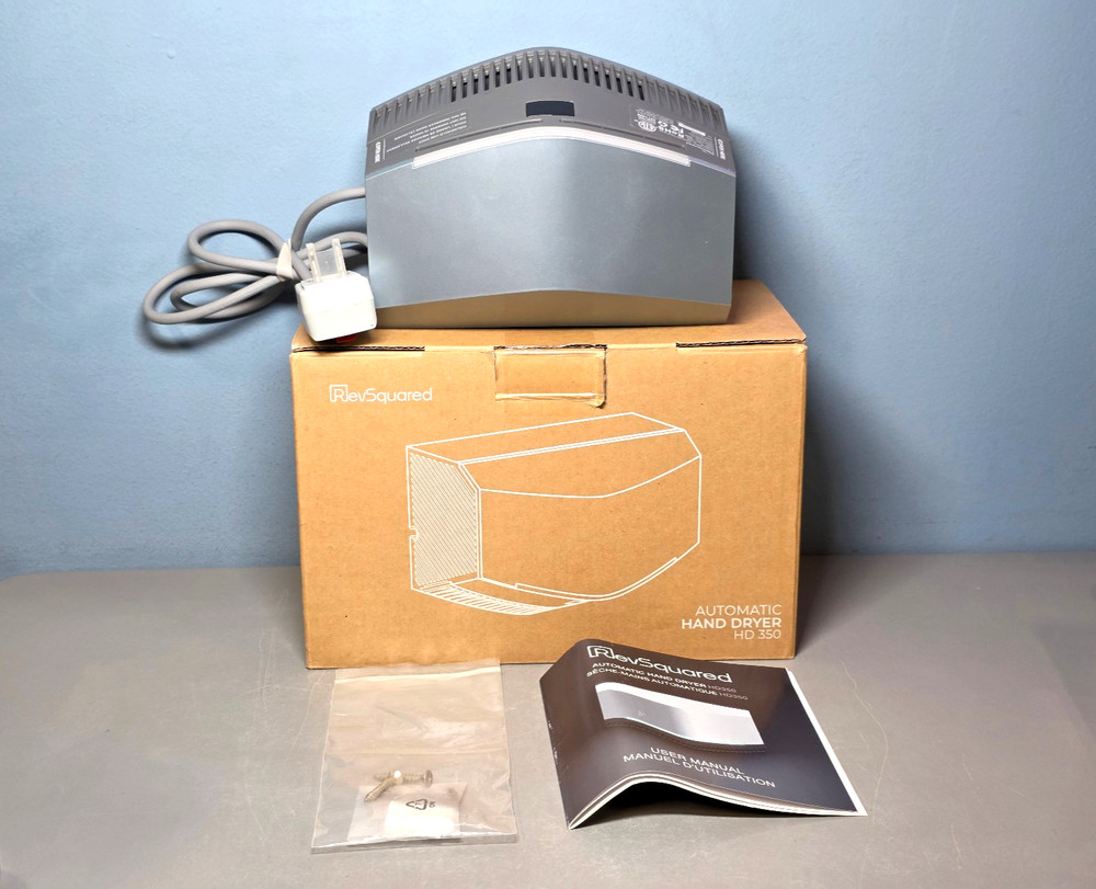 RevSquared Automatic Hand Dryer HD350 300W/900W (Heating) 120VAC/60Hz