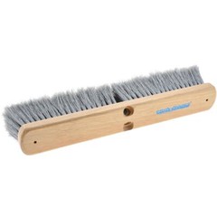 PRO SOURCE Fine-Sweep Push Broom Head with Threaded Wood Block: 18″ Wide