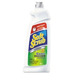 Soft Scrub 63 oz. Bottle Commercial Disinfectant Cleanser w/ Bleach (6/Carton)