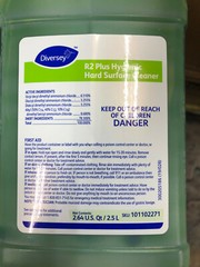 2x 2.5L R2 Plus Hygienic Hard Surface Cleaner 101102271 Diversey Virucide