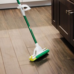 Libman Nitty Gritty Sponge Mop with Scrub Brush Steel Handle