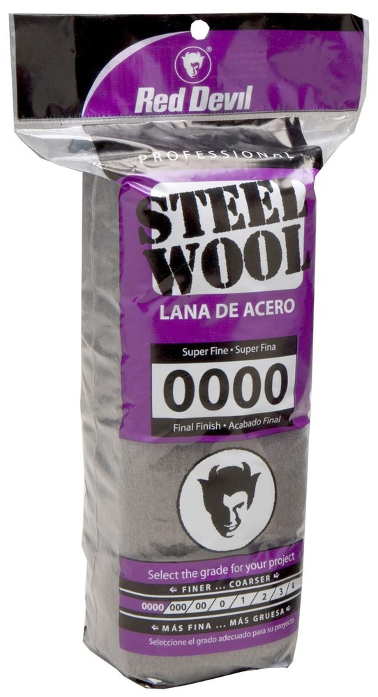 Red Devil 0310 Super Fine Steel Wool 0000 – 96 Pack for Polishing & Cleaning
