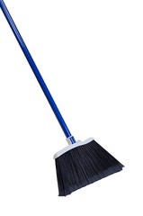 Quickie Extra-Reach Angle Broom Flagged Bristles Angle Broom For Garages