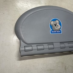 KOALA KARE KB208-01 OVAL BABY CHANGING STATION Grey Surface Wall Horizontal