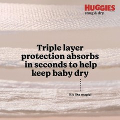 Huggies 56433 Snug and Dry 12 lbs. to 18 lbs. Diapers – Size 2 (116/Carton) New