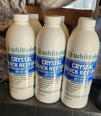 NEW Whittaker Crystal Quick Response, 12 oz. (06 PK) Extraction Carpet Cleaner.