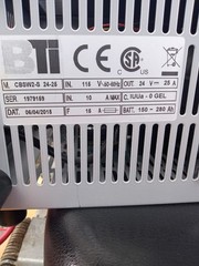 BTI SPE CBSW2-S 24V 25A High Frequency Charger Swingo Taski Combimat 2500 3500