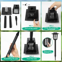 Courtyard Mosquito Killer (2-Pack) – Outdoor Lamp for Patio, Garden & Yard