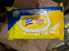 Lysol Disinfecting Wipes, Lemon & Lime Blossom Wipes, 80 Count