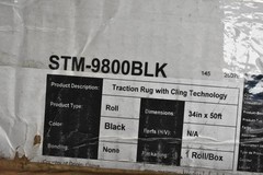 Spilfyter Traction Rug Sorbent Mat Black 34in x 50ft Roll STM-9800BLK H-9298BL