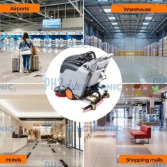 SUNMAX RT50DW 26″ Dual Brushes Self-Propelled Floor Scrubber Dryer Machine