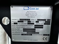 Cold Jet Aero 40FP Dry Ice Blasting System + P400 Aftercooler Complete Pkg