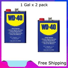 WD-40 Multi-Use Product Lubricant Bulk, 1 gallon x 2 pack, Freeship