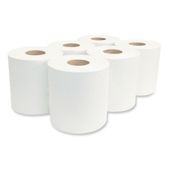 Morcon Paper C6600 6.9″ dia 2-Ply Center-Pull Roll Towels – White (6/CT) New