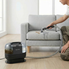 Portable Carpet Cleaner, 500W Deep Suction, 20Kpa, Dual Tank, Upholstery Spot