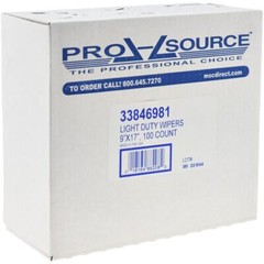 8 Pack PRO SOURCE 86208 White Wipers: 9″ x 17″ Sheets, 800 Sheets total